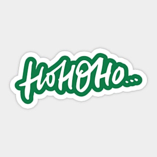 Ho Ho Ho - Christmas Gift - christmas Tshirt Sticker